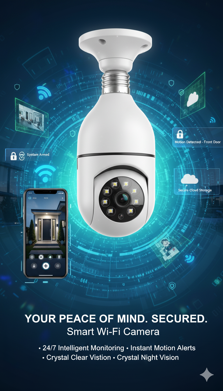 Bulb CCTV camera