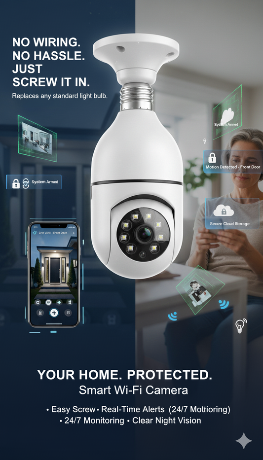 Bulb CCTV camera